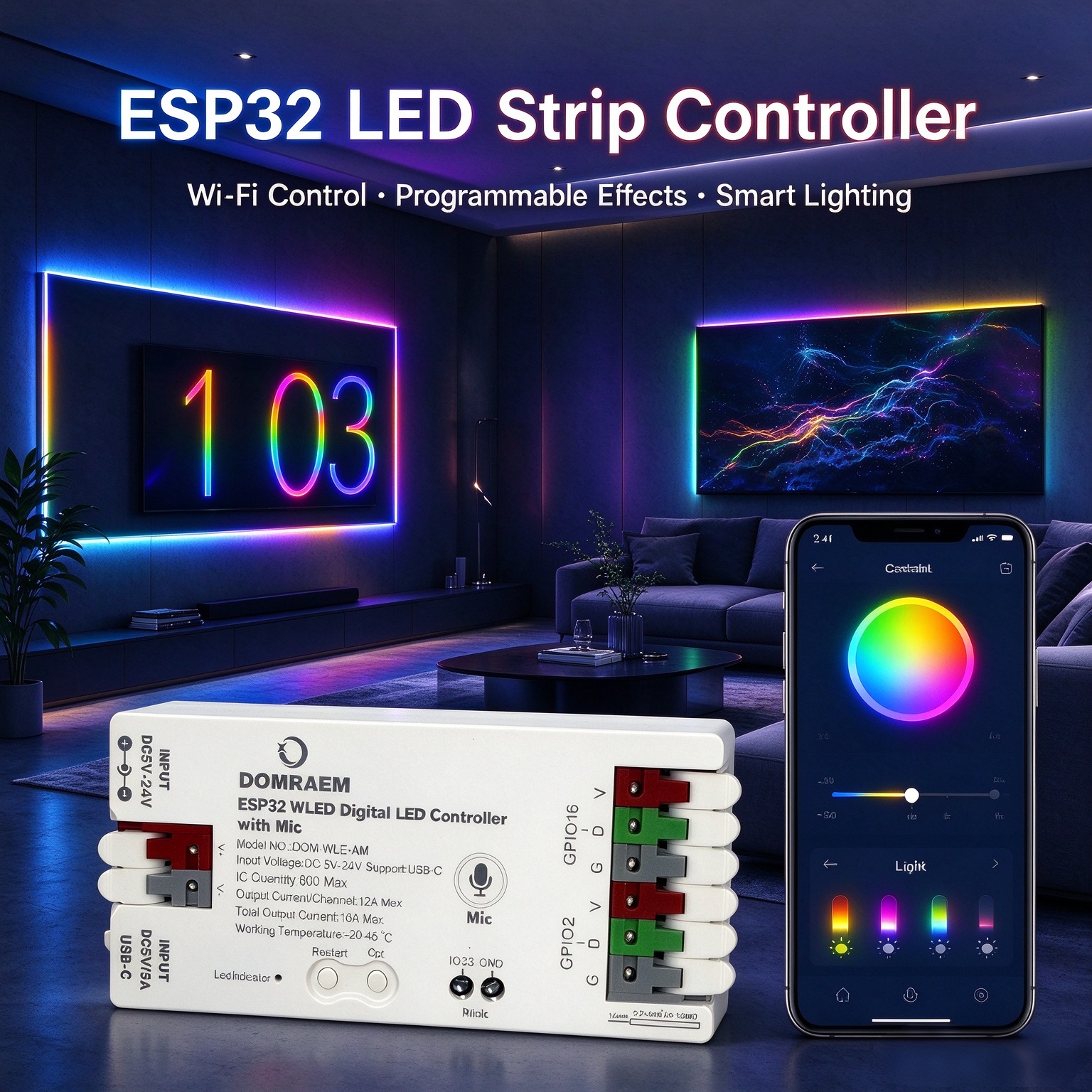 ESP32 WLED Controller